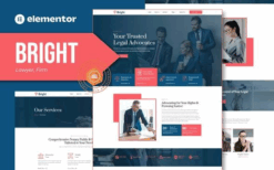Bright – Lawyer and Firm Elementor Template Kit