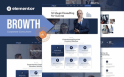 Browth – Corporate Consultant Elementor Template Kit