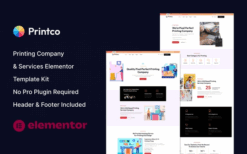 Printco – Printing Company & Services Elementor Template Kit
