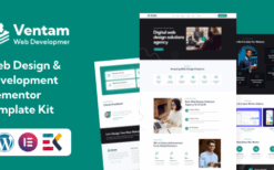 Ventam – Web Design Agency Elementor Template Kit
