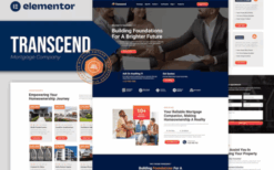 Transcend – Mortgage Lending Elementor Template Kit