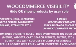 WooCommerce Hide Products, Categories, Prices, Payment and Shipping by User Role v5.4