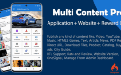 Multi Content Pro (Application and Website) v2.4.0