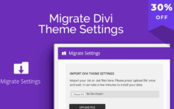 Migrate Divi Theme Settings v1.0.1 [Wp Zone]