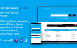 WhoisBooks v1.9.1 Domain Whois Lookup PHP Script