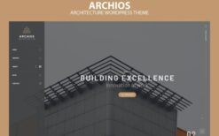 Archios v1.0 One Pager Architecture WP Theme