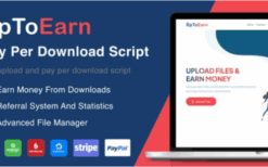 UpToEarn (v1.3) File Upload And Pay Per Download Script (SAAS Ready)