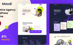 Maxdi v1.0 Creative Agency WordPress Theme