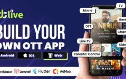 DTLive v1.5 Flutter App (Android – iOS – Website – AndroidTV) Movies – TV Series – Live TV Channel OTT