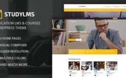 Studylms v1.29 Education LMS & Courses WordPress Theme
