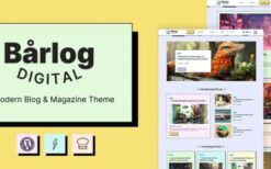Barlog v1.3.0 A Modern Blog & Magazine Theme