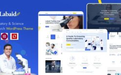 Labaid v1.0.1 Laboratory & Science Research WordPress Theme