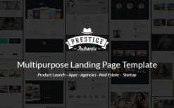 Prestige v1.3.6.3 Multi Purpose WordPress Landing Pages