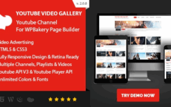Youtube Video Gallery v2.0.8 Youtube Channel For WPBakery Page Builder