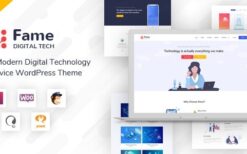 Fame v.1.4 – Digital Technology/Service WordPress Theme