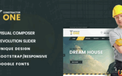 Constructor One v2.2 Construction WordPress Theme