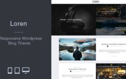 Loren (v2.6.5) Responsive WordPress Blog Theme