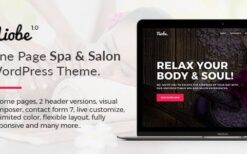 Niobe v1.2.8 Spa & Salon WordPress Theme