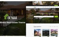 Benaa v4.0.1 Real Estate WordPress Theme