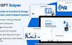 GPT Sniper v1.0.1 Automatic AI Content Generator And Chatbot WordPress Plugin