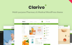 Clarivo v1.5.6 – Pharmacy and Medical WordPress theme