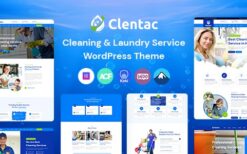 Clentac v1.0 Cleaning Services WordPress Theme
