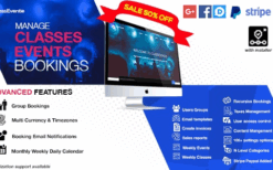 Classeventie v2.3 Online Classes and Events Booking