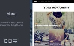 Mara (v2.5.6) Beautiful Photo WordPress Blog Theme