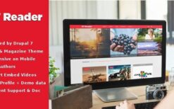 Reader v1.6 News & Magazine Drupal Theme
