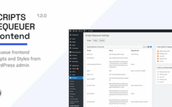 Scripts Dequeuer v1.2.0 WordPress Plugin