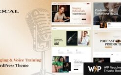 Vocal v1.12.0 Singing & Voice Artist WordPress Theme