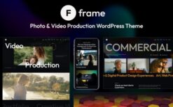 Frame (v2.4.0) Photo & Video WordPress Theme + AI