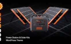 EcoBlue (v1.14.0) Power Station & Solar Kits WordPress Theme