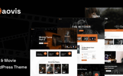 Aovis (v1.1.8) Booking Movie Tickets WordPress Theme