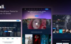 Dali v1.0.2 Movies & TV Shows WordPress Theme