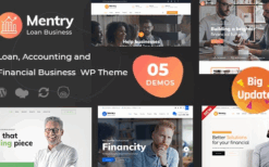 Mentry v2.7 Loan and Financial WordPress Theme