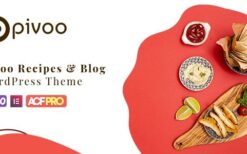 Pivoo v1.3 Food & Recipe Blog WordPress Theme