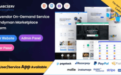 Aabcserv v1.3.0 – Multivendor On-Demand Service & Handyman Marketplace Platform