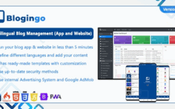 Blogingo v1.0 – Multilingual Blog Management (App and Website)