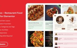 WooFoo (v1.0.7) Restaurant Food Menu for Elementor