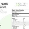 Nutrition Facts Label Creator v1.2.0 (Elementor addon)