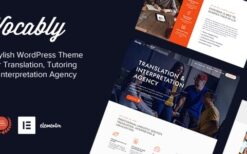 Vocably (v2.0.0) Translation, Interpretation Agency Theme