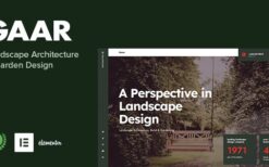 Gaar (v1.1.0) Landscape Architecture & Garden Design WP Theme