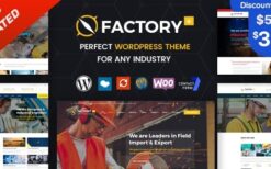 Factory Plus (v1.6.7) Industry and Construction WordPress Theme