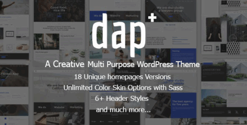 Dap v1.0 – Creative MultiPurpose WordPress Theme - GPL Lisanslı ...