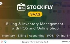 Stockifly SAAS (v3.1.2) Billing & Inventory Management with POS and Online Shop