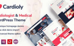 Cardioly v2.8 Cardiologist and Medical WordPress Theme
