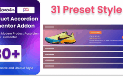 WooCommerce Product Accordion For Elementor v1.0