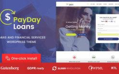 Payday Loans v1.1.5 Banking, Loan Business and Finance WordPress Theme