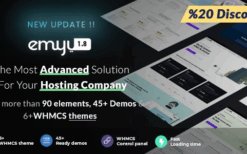 EMYUI v1.8.4 Multipurpose Web Hosting with WHMCS Template